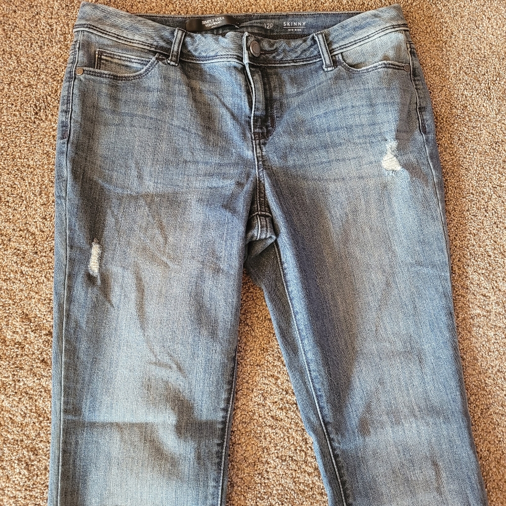 📌SOLD📌Mid rise skinny jeans - Picture 4 of 6